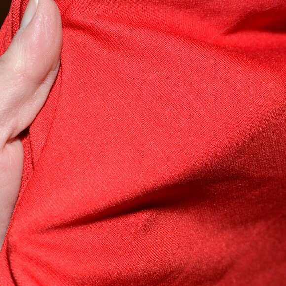 Plus Size 1XL Black & Red Long Sleeve Peplum Ruffle Casual Blazer Jacket - Picture 12 of 14